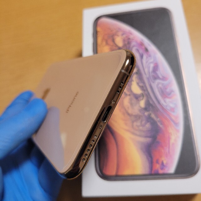 ☆美品☆おまけ付き　iPhoneXs ゴールド　256GB 7