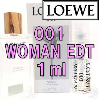 ロエベ(LOEWE)の【新品】ロエベ LOEWE 001 WOMAN EDT 1ml お試し 香水(香水(女性用))