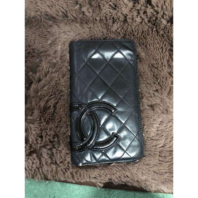 財布CHANEL^ ^カーボンライン長財布