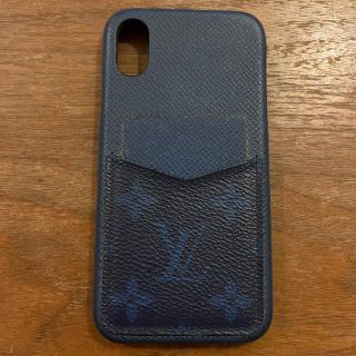 ヴィトン(LOUIS VUITTON) iPhoneケース（ブルー・ネイビー/青色系）の 