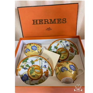 エルメス(Hermes)のHERMESエルメスLa Siesta 美カップ＆ソーサー2客セット(食器)