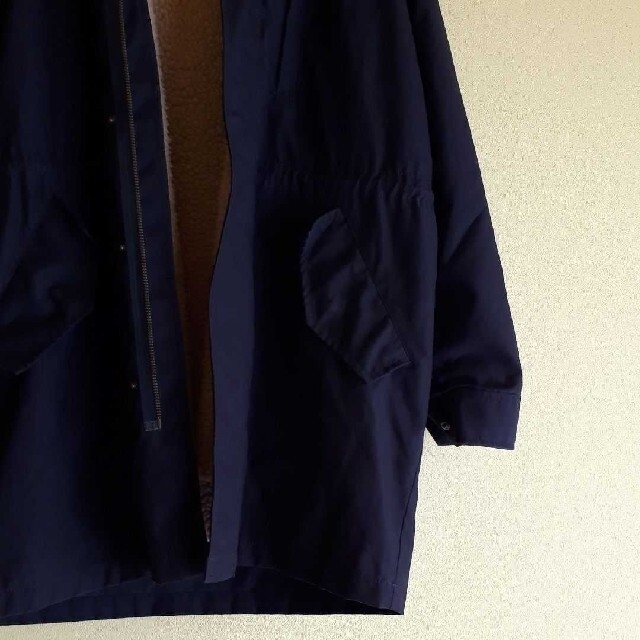 JEANASIS(ジーナシス)のJEANASIS ラクーンファー ボアライナー付き モッズコート レディースのジャケット/アウター(モッズコート)の商品写真