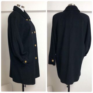 LANVIN - ランバンのウールコート黒ブラックの通販 by はりね's shop