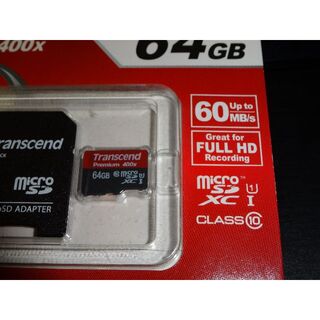 Transcend - 【新品未開封】Transcend microSDカード 64GB SDXC 