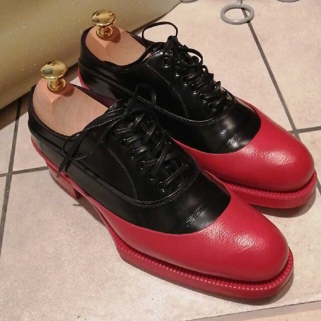 最終価格 PRADA 2012AW 名作ラバーソールシューズ