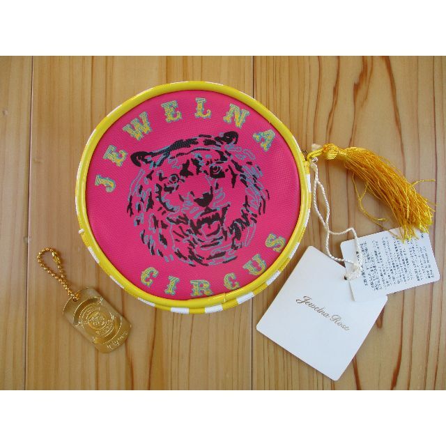 ace.(エース)のjewelna rose トラのポーチ　タイガースキーホルダー付き レディースのファッション小物(ポーチ)の商品写真