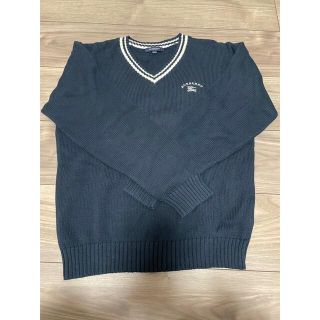 再入荷低価 BURBERRY - 美品 バーバリー アーム穴あき加工 Vネック