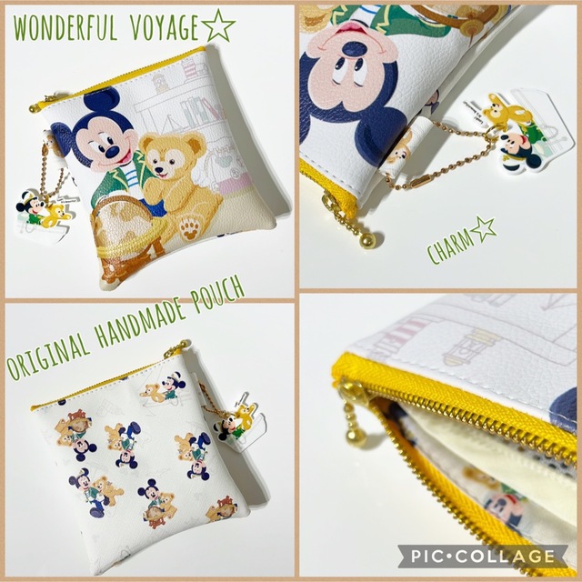 ☆wonderful  voyage☆ミニポーチ☆YE