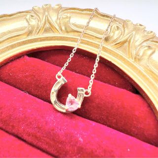 スタージュエリー(STAR JEWELRY)のスタージュエリー　K18PG　馬蹄　約37㎝(ネックレス)