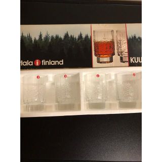 イッタラ(iittala)のイッタラ  KUUSI : グラス4個　まとめて(グラス/カップ)