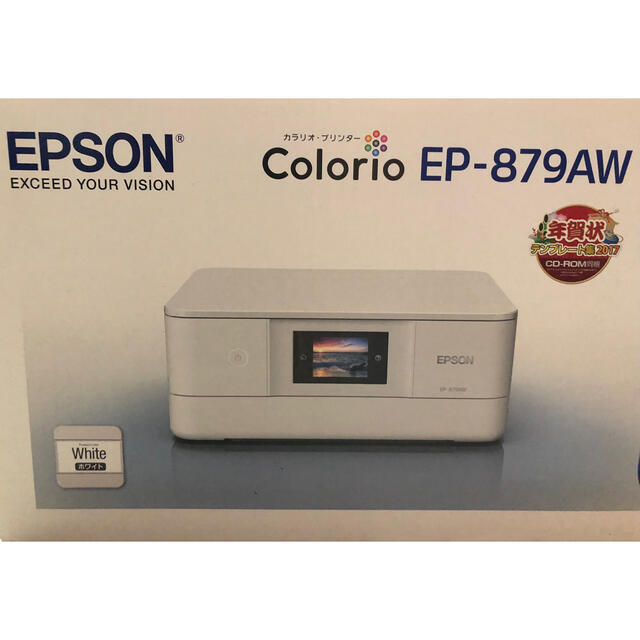 EPSON(エプソン)のエプソンプリンター　EP-879AW  ジャンク品 インテリア/住まい/日用品のオフィス用品(OA機器)の商品写真