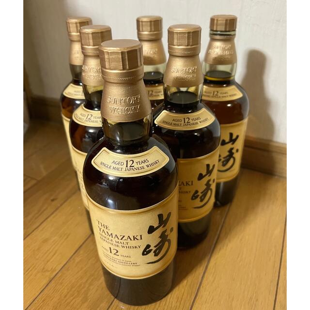 山崎12年700ml  新品5本　開封済1本