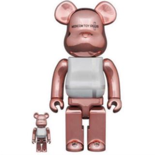 メディコムトイ(MEDICOM TOY)のBE@RBRICK PINK GOLD CHROME 100％ ＆ 400％(その他)