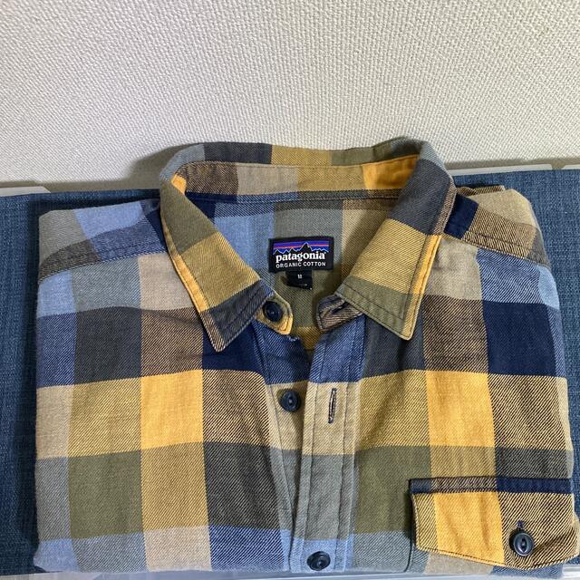 パタゴニア　フランネル　チェックシャツ　Mサイズ