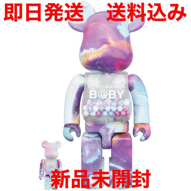 MY FIRST BE@RBRICK B@BY MARBLE 100%&400%メディコムトイ