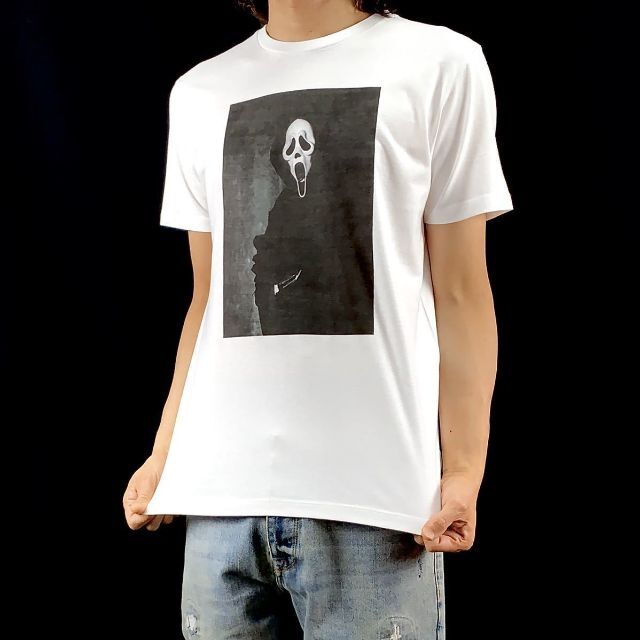 【スクリーム】新品 プリント Tシャツ ホラー シネマ ストリート ファッション 3