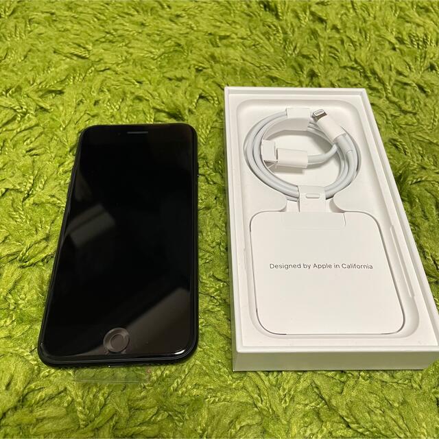 スマホ/家電/カメラapple iPhoneSE 第2世代 64GB ブラック simフリー