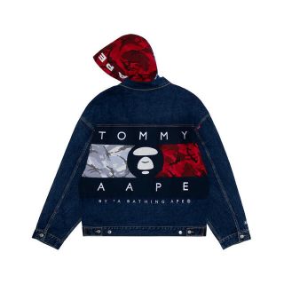 エーエイプバイアベイシングエイプ(AAPE BY A BATHING APE)のAAPE BY A BATHING APE ×  Tommy Jeans(Gジャン/デニムジャケット)