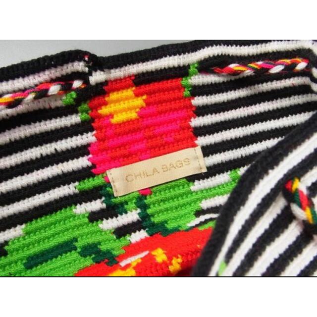 新品 CHILA BAGS チラバックス ワユーバッグ 白黒ボーダー×薔薇 限定 新品 CHILA BAGS チラバックス ワユーバッグ 白黒ボーダー×薔薇 限定