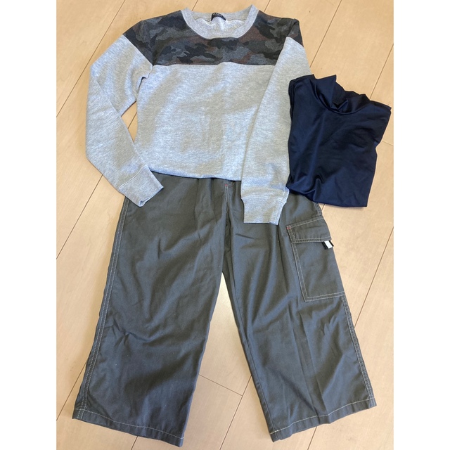 チャプ様専用　３点パンツ、トレーナー、アンダーシャツ キッズ/ベビー/マタニティのキッズ服男の子用(90cm~)(下着)の商品写真