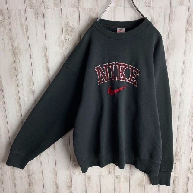 NIKE - 【希少デザイン】ナイキ☆センター刺繍 スウェット 白タグ 90s