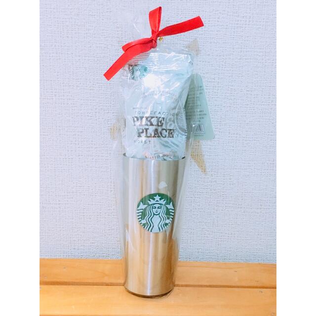 Starbucks Coffee(スターバックスコーヒー)の新品 Starbucks Steel Mug ステンレスマグ スターバックス インテリア/住まい/日用品のキッチン/食器(タンブラー)の商品写真