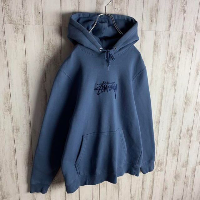 送料無料人気 STUSSY - 希少 レア STUSSY×LVRSパーカーの通販 by
