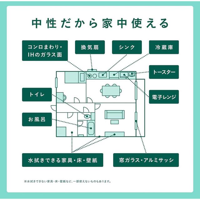 東邦(トウホウ)のウタマロクリーナー　350ml　詰め替え　2袋セット インテリア/住まい/日用品の日用品/生活雑貨/旅行(洗剤/柔軟剤)の商品写真