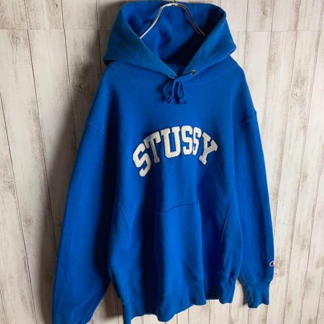 STUSSY - 【希少カラー】ステューシー☆センターロゴ パーカー