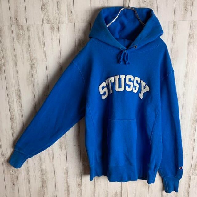 STUSSY - 【希少カラー】ステューシー☆センターロゴ パーカー