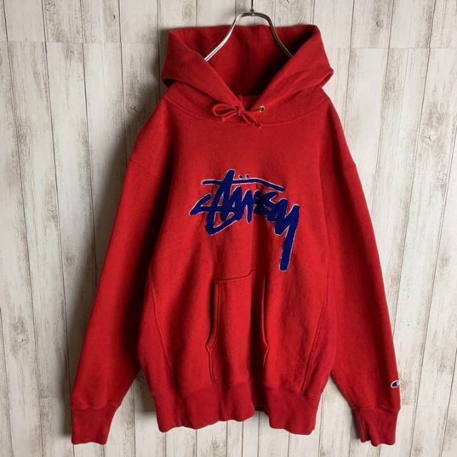 STUSSY - 【希少カラー】ステューシー☆センターロゴ パーカー ...