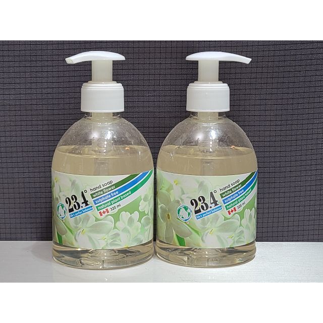 23.4° HAND SOAP 液体ハンドソープ 320mL×5本 カナダ産 2