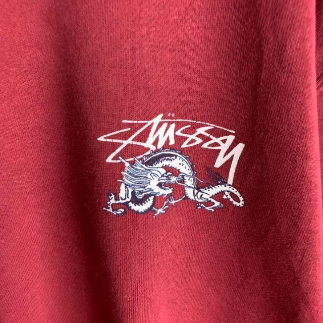 STUSSY   希少カラーステューシーバックプリント スウェット