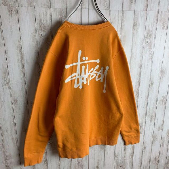 STUSSY - 【希少カラー】ステューシー☆バックプリント スウェット 裏