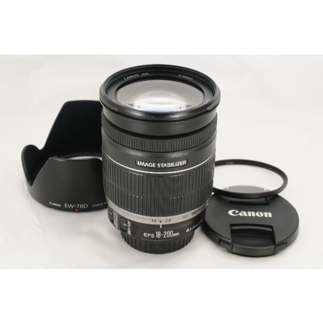 39ω【軽量望遠レンズ】Canon EF-S 18-200mm F3.5-5.6 IS