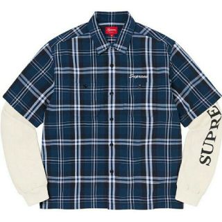 シュプリーム(Supreme)の【新品未使用】SUPREME Thermal Work Shirt　Ｌサイズ(シャツ)