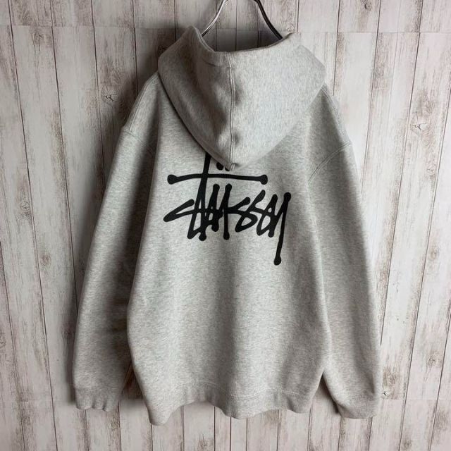 00s~10s USA製 STUSSY ステューシー バッグプリント パーカー