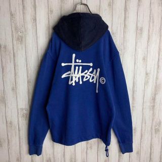 STUSSY - 【希少カラー】ステューシー☆バックプリント パーカー 入手