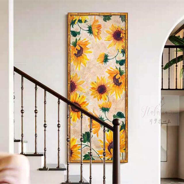手作り油画 額つき 美術品 絵画インテリア壁飾り 油絵壁画 オーダー可能 高級感