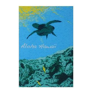 アロハ・ハワイ　ポストカード　絵画：ホヌ　5枚セット（絵の選択可）(アート/写真)