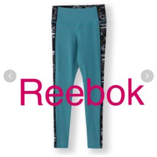 リーボック(Reebok)の1点物★新品タグ付き！Reebokリーボック　トレーニング用タイツ　M ブルー(レギンス/スパッツ)