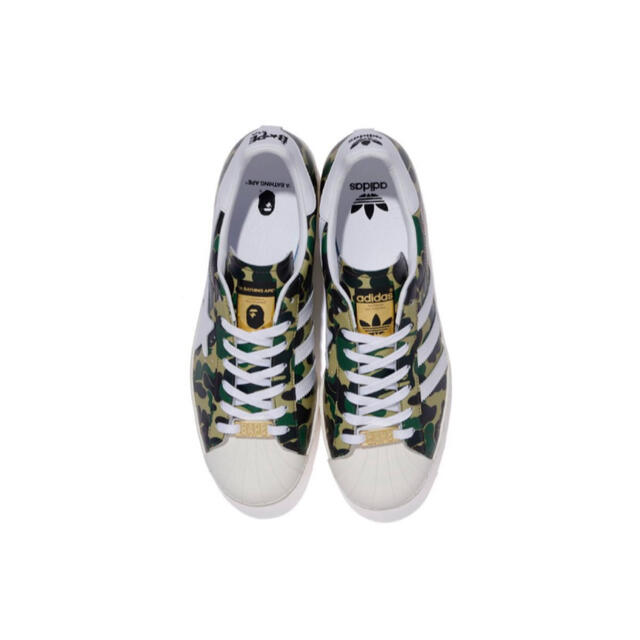 A BATHING APE(アベイシングエイプ)のA BATHING APE ×adidas SUPERSTAR 80S BAPE レディースの靴/シューズ(スニーカー)の商品写真