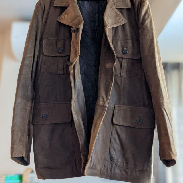 Barbour バブアー レザージャケットブルゾン