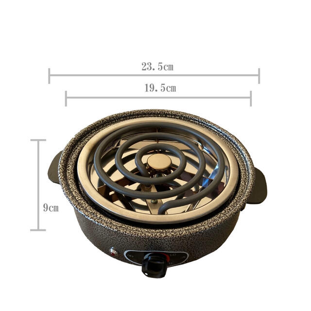 【電気コンロ】よもぎ蒸し用【自動温度調整機能付き】 スマホ/家電/カメラの美容/健康(ボディケア/エステ)の商品写真