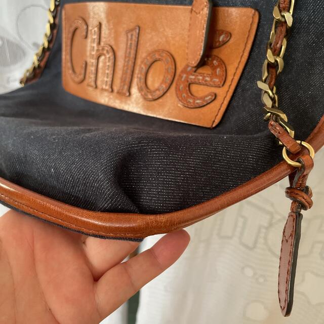Chloe(クロエ)のChloe クロエ　ショルダーバッグ  デニム×レザー レディースのバッグ(ショルダーバッグ)の商品写真