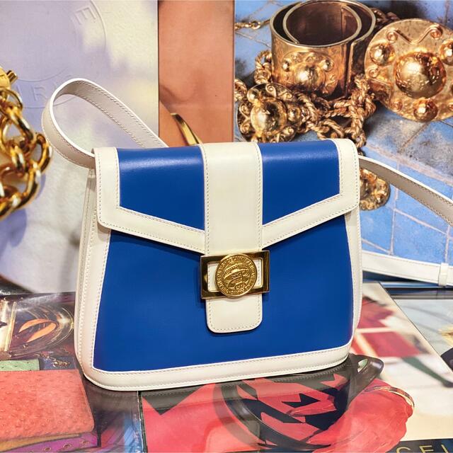 激レア 超希少 VINTAGE OLD CELINE バイカラーショルダーバッグ 激レア 超希少 VINTAGE OLD CELINE バイカラーショルダーバッグ