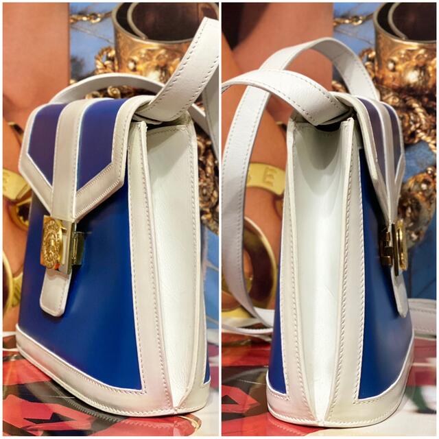 celine(セリーヌ)の激レア 超希少 VINTAGE OLD CELINE バイカラーショルダーバッグ レディースのバッグ(ショルダーバッグ)の商品写真