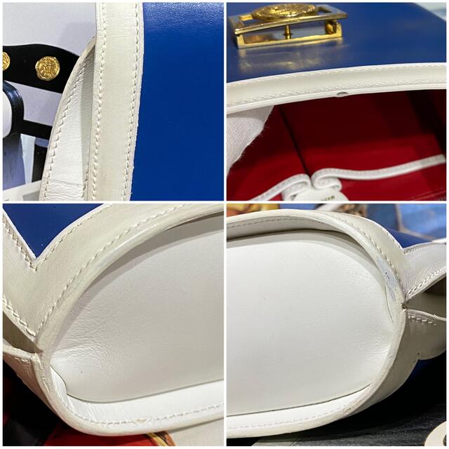 celine(セリーヌ)の激レア 超希少 VINTAGE OLD CELINE バイカラーショルダーバッグ レディースのバッグ(ショルダーバッグ)の商品写真