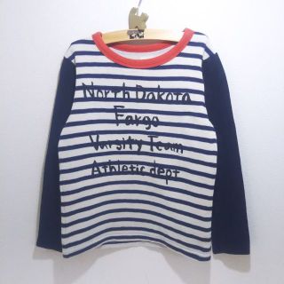 マザウェイズ(motherways)のmotherways　ボーダー　カジュアル　トレーナースウェット　１３０㎝(Tシャツ/カットソー)