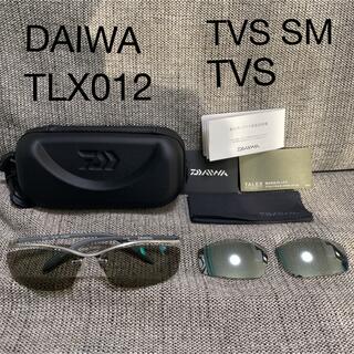 ダイワ(DAIWA)のDAIWA 偏光サングラス TLX012 美品 TVS レンズ2セット(ウエア)